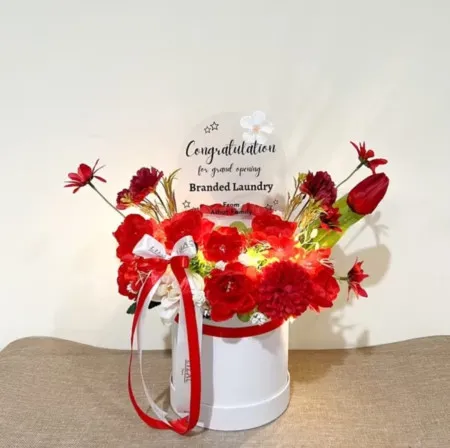 Bloom Box Akrilik Ucapan Grand Opening Gowa