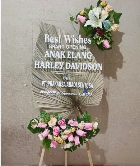 Papan Akrilik Ucapan Grand Opening Gowa